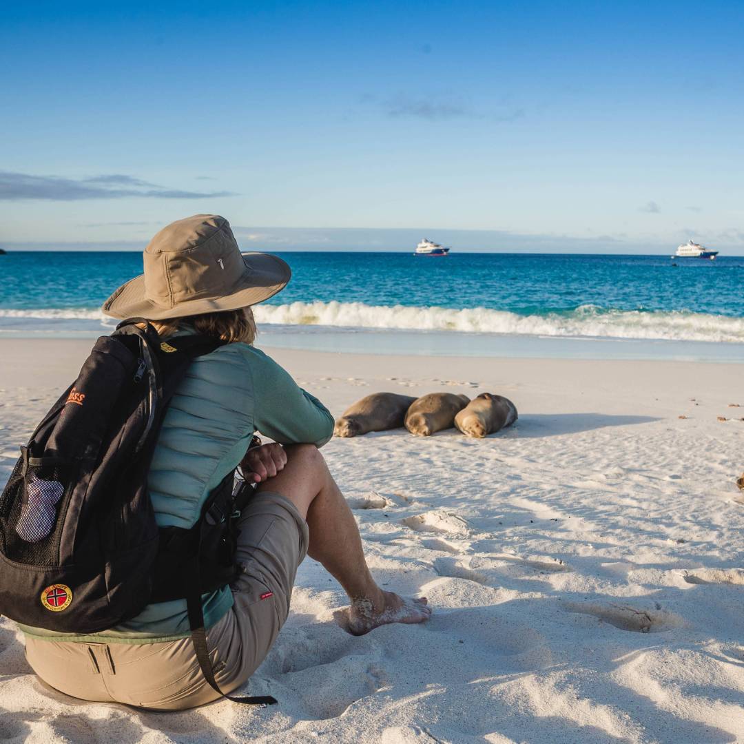 Enjoy daily island excursions and find a peaceful spot to take it all in