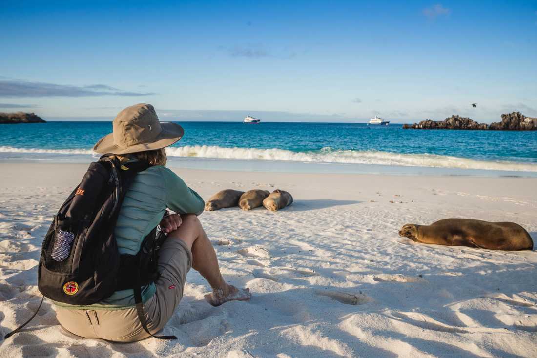 Enjoy daily island excursions and find a peaceful spot to take it all in