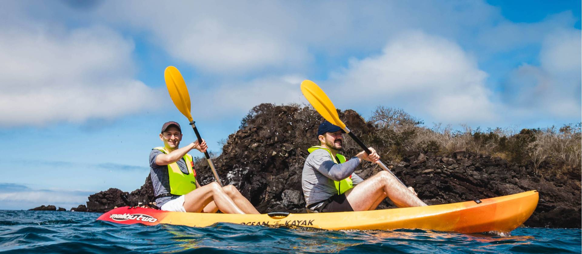Kayaking is the perfect way to explore the Galapagos Islands