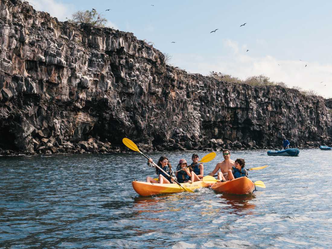 Kayaking is the perfect way to explore the Galapagos Islands