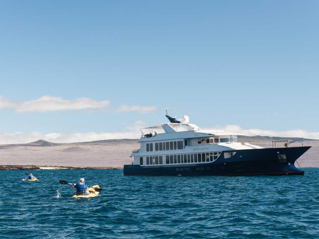 Kayaking is the perfect way to explore the Galapagos Islands