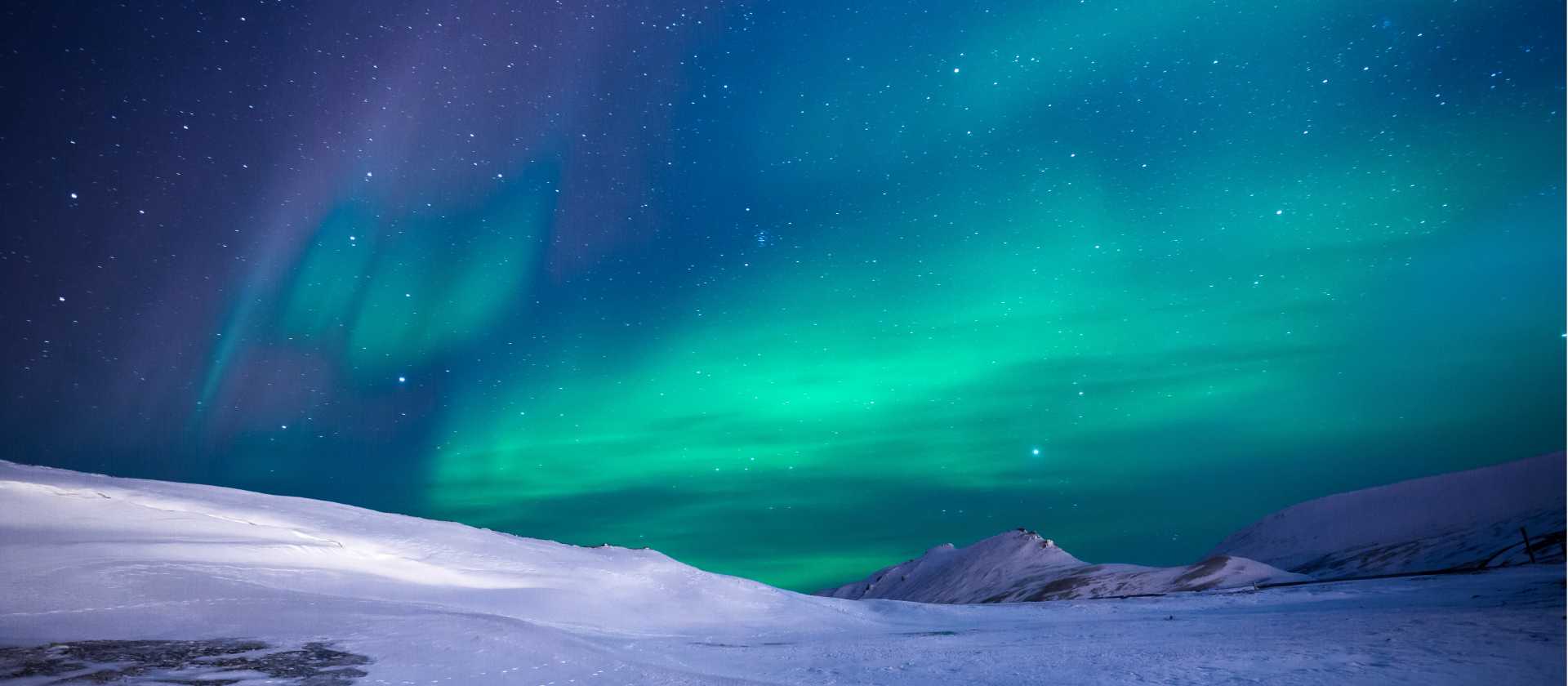 Northern lights dance across the sky for a spectacular ethereal display