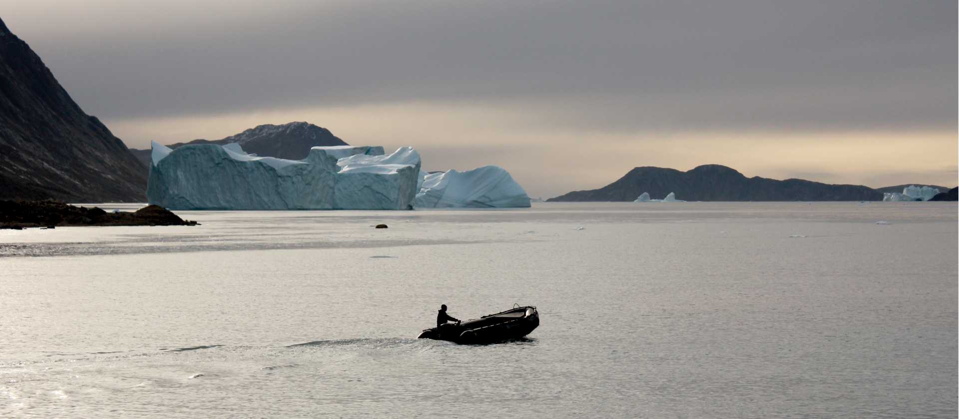 Zodiac cruising in the Arctic | Rachel Imber
