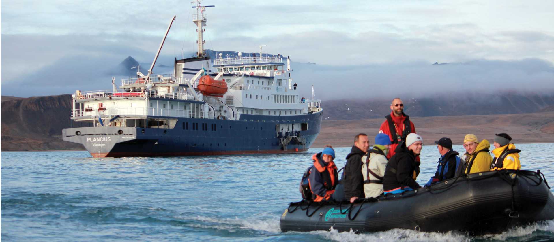 Zodiac cruising in Young Sund | Rachel Imber