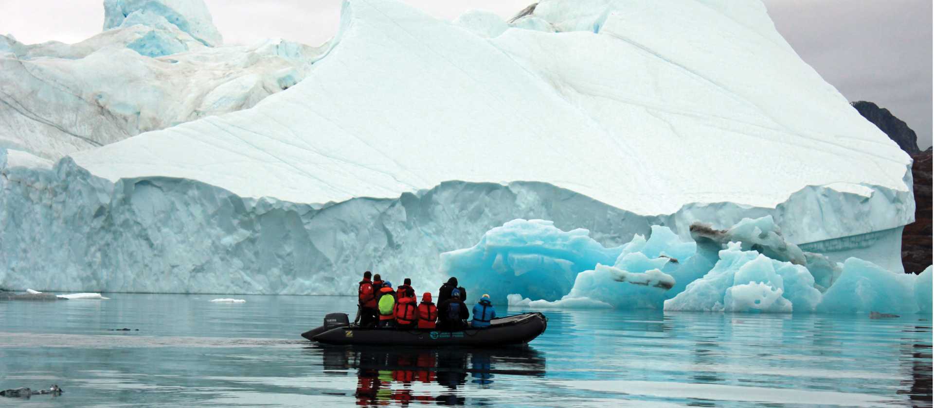 Zodiac cruising in the Arctic | Rachel Imber