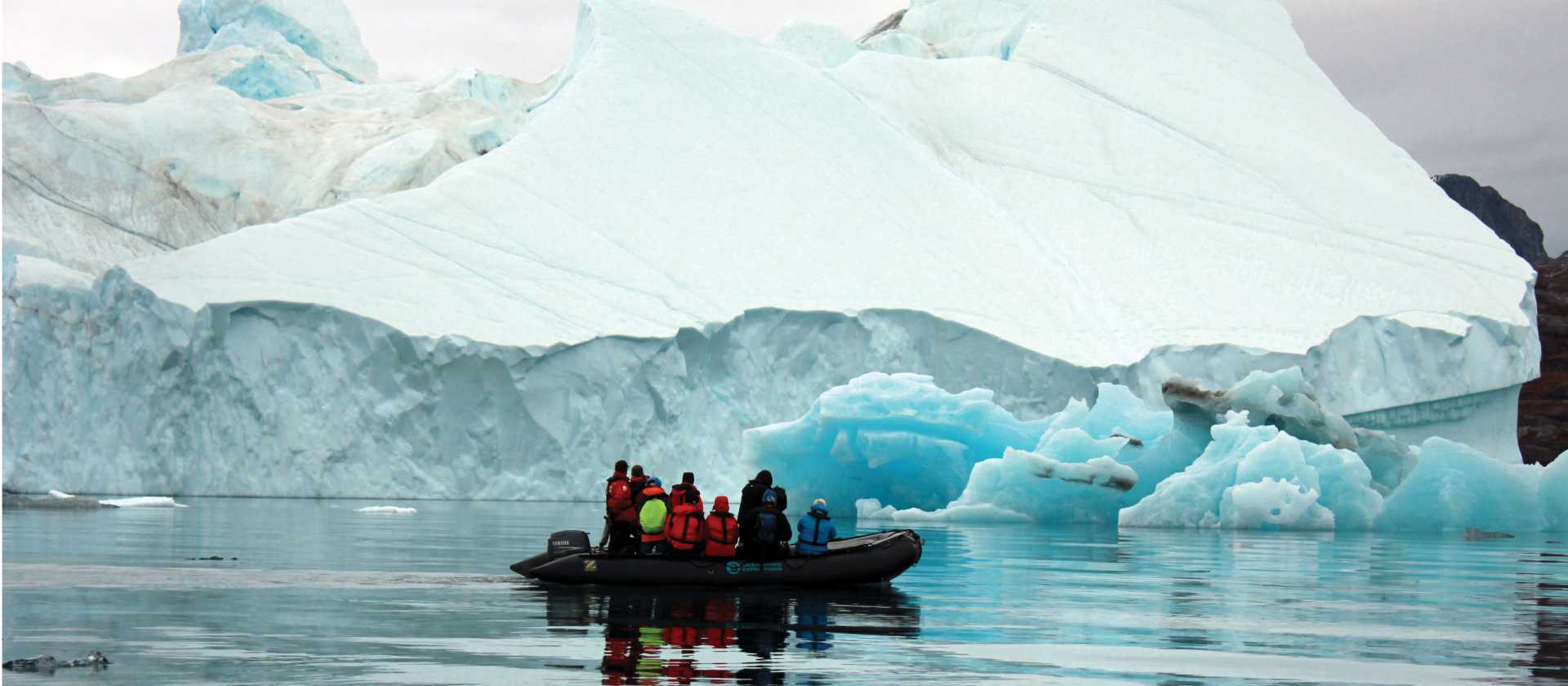 Zodiac cruising in the Arctic | Rachel Imber