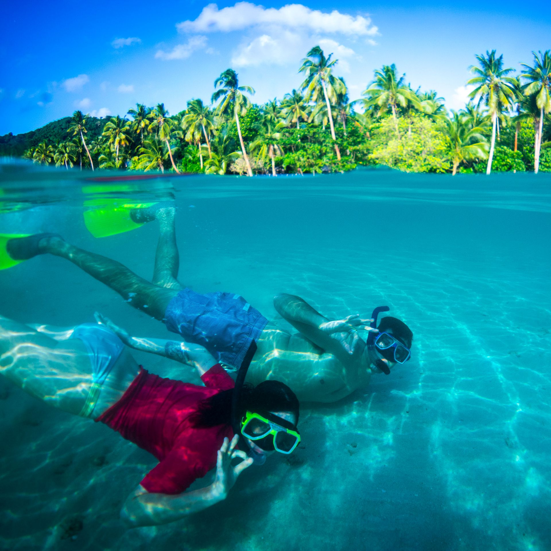 Crystal clear waters around Fiji | David Kirkland