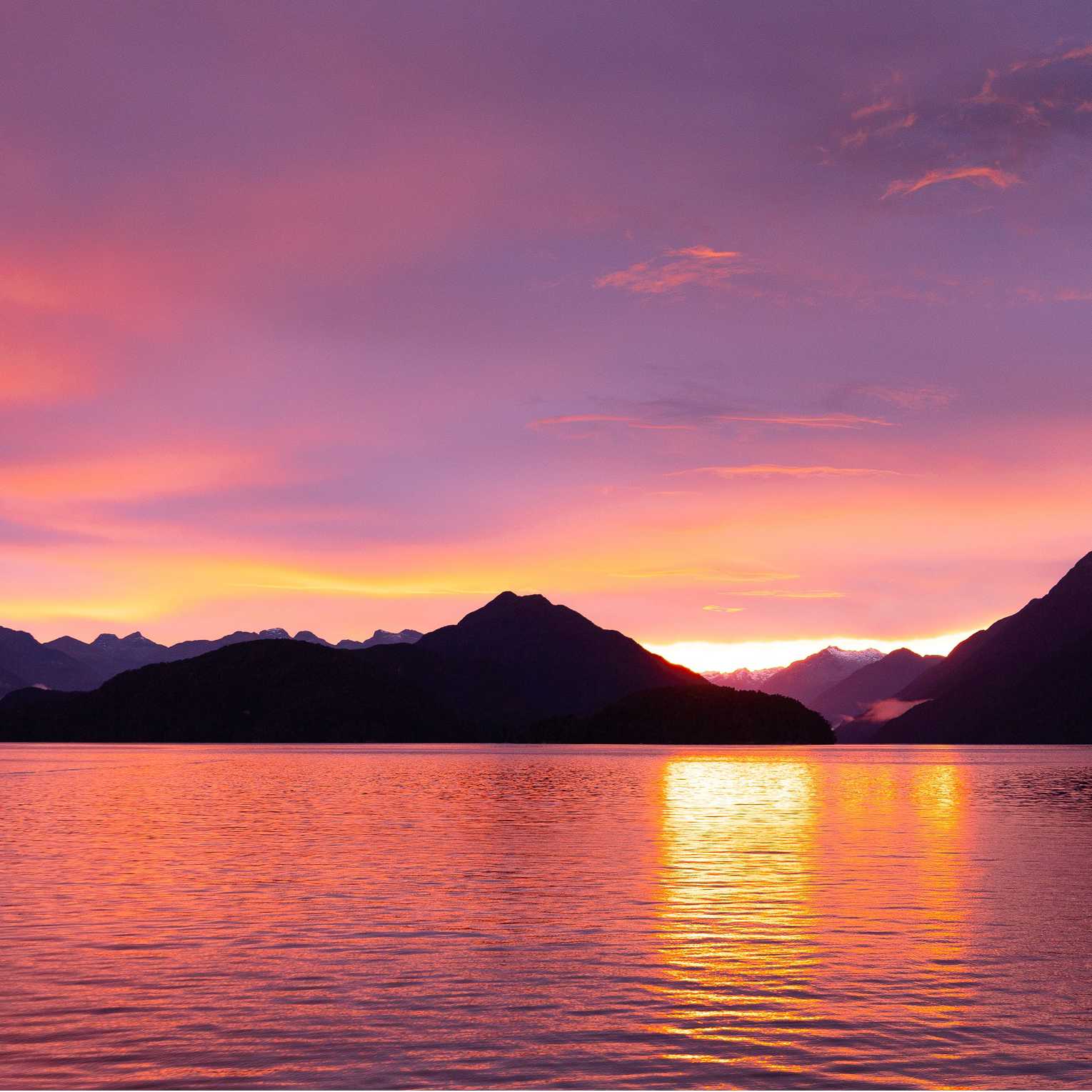 A magnificent Fiordland sunset | M Crouch