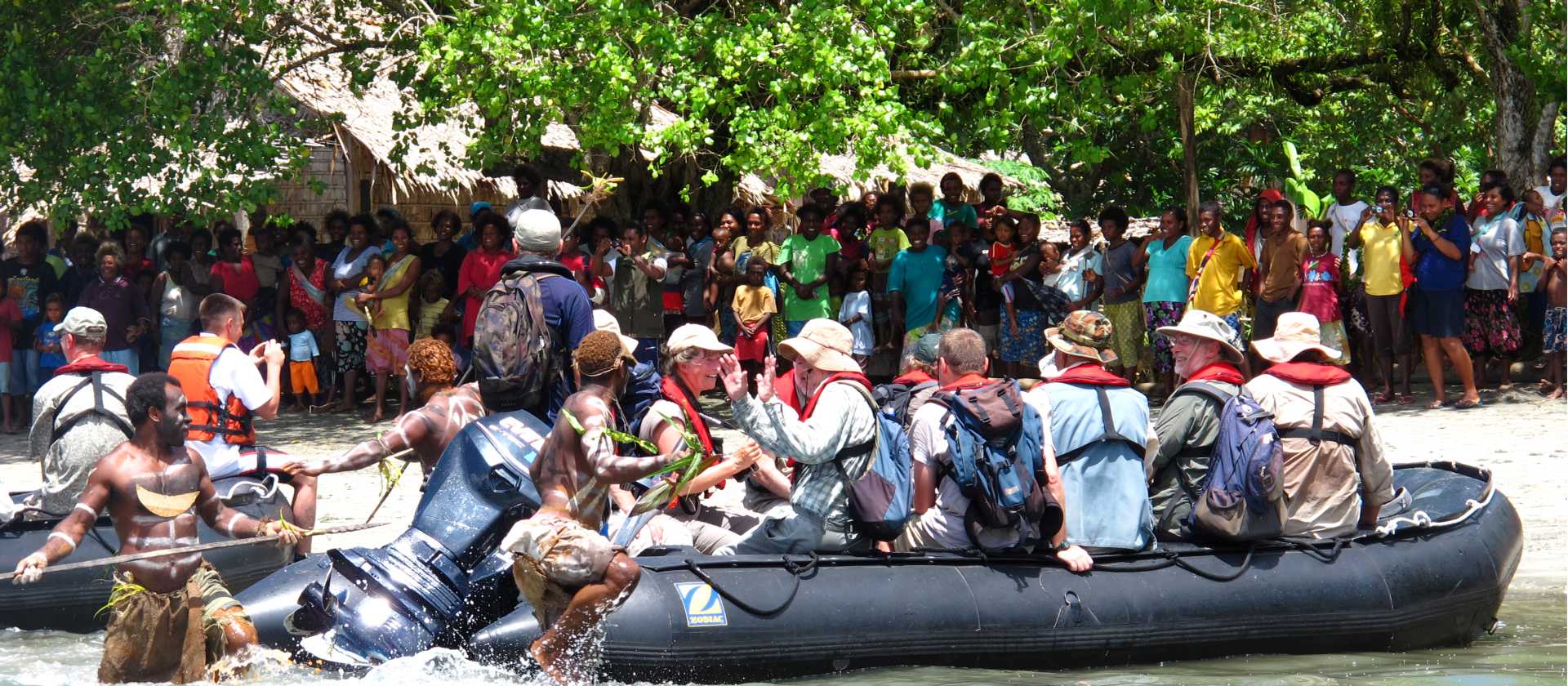 Transfer from your ship to shore aboard reliable zodiacs | A Russ