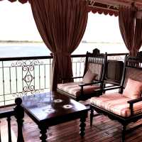 Enjoy the views from the bar and lounge area