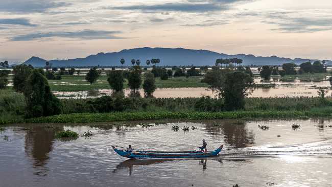 Exploring the Tonle River, Cambodia