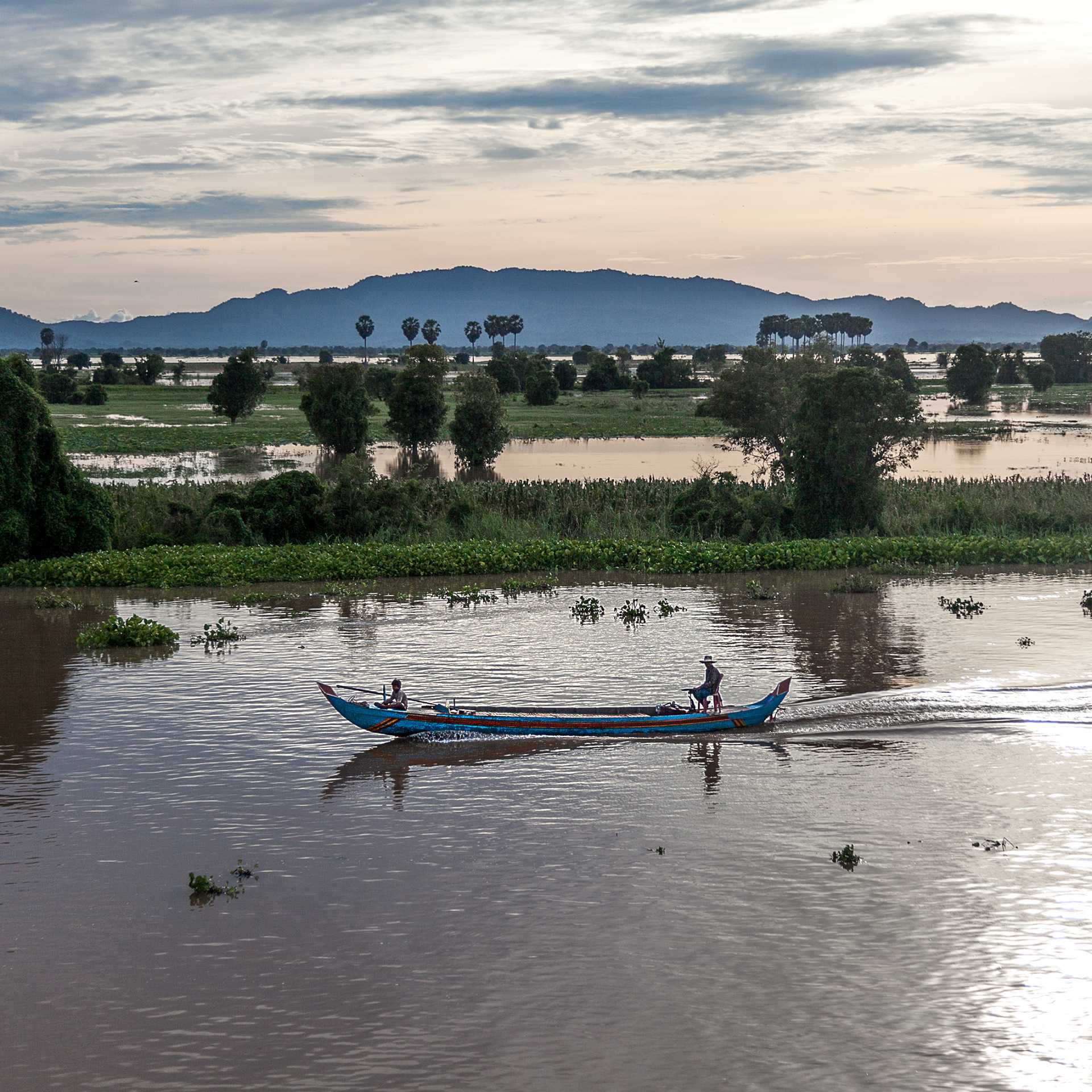 Exploring the Tonle River, Cambodia
