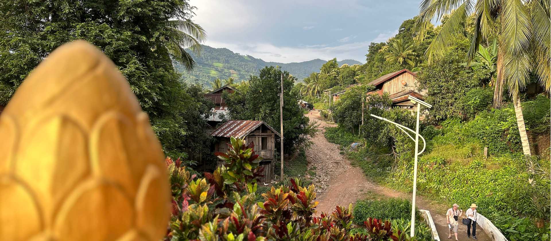 Rural life along the Mekong River, Laos