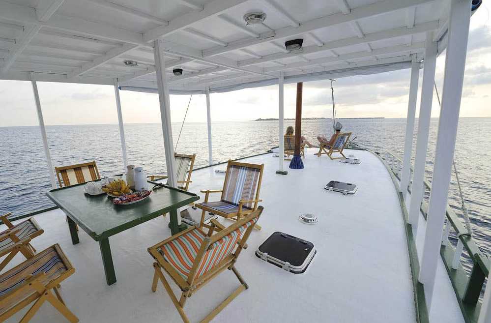 Relax onboard our trips in the Maldives