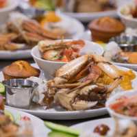 Freshly caught meals aboard Cascadia