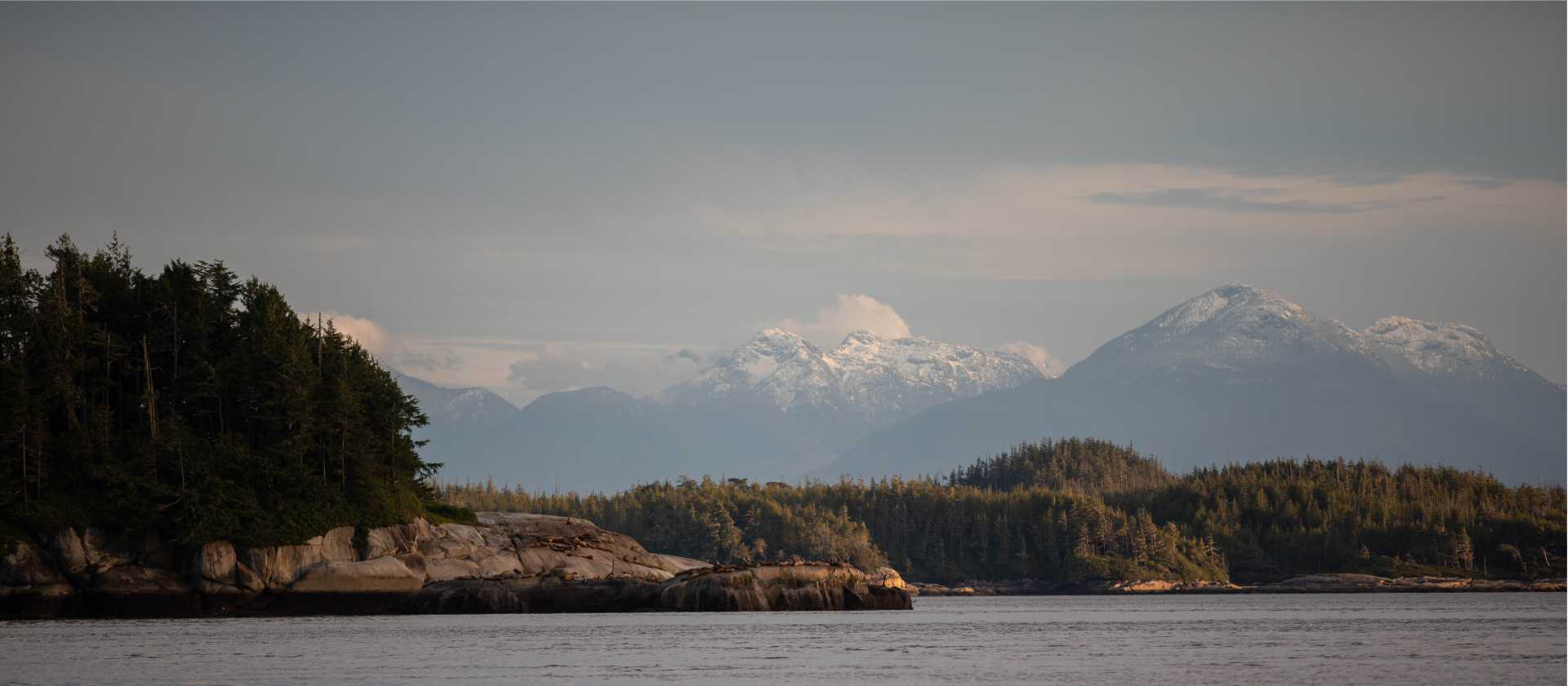 Mountainous surroundings in Desolation Sound