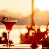 Grab a sunset drink in the bar