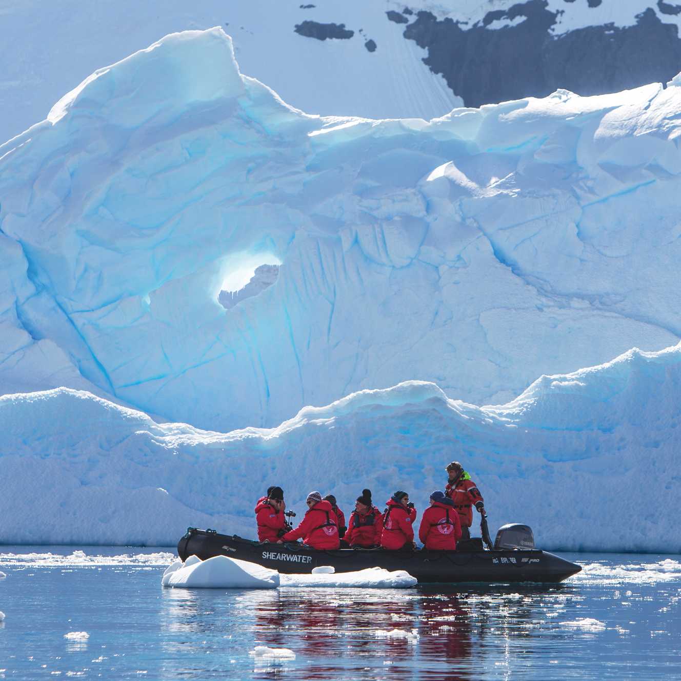 Perfect conditions for a zodiac cruise in Antarctica | Brandon Harvey