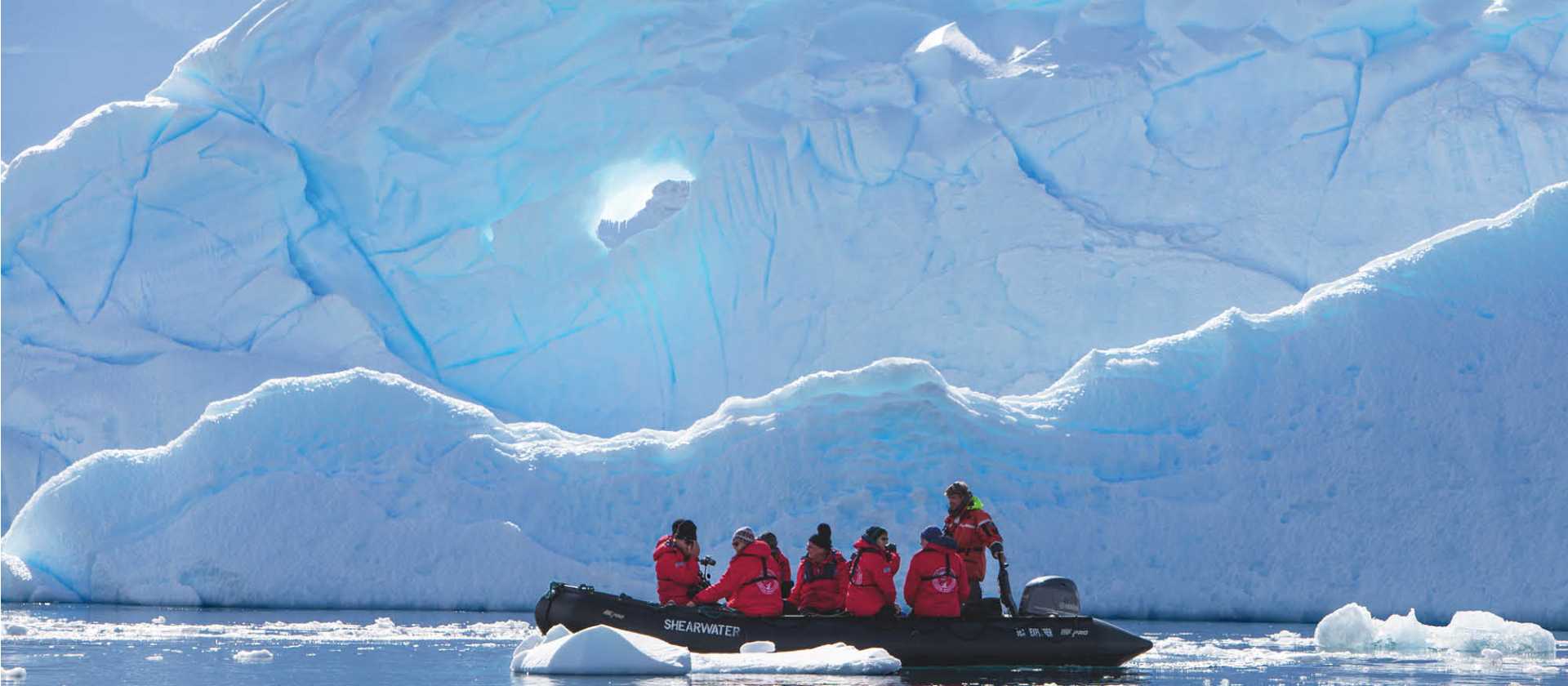 Perfect conditions for a zodiac cruise in Antarctica | Brandon Harvey