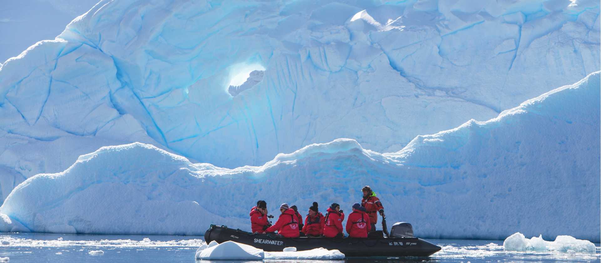 Perfect conditions for a zodiac cruise in Antarctica | Brandon Harvey