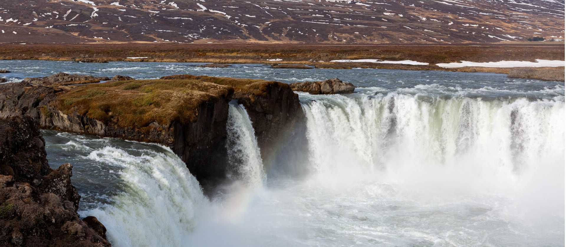 Goðafoss waterfall in northern Iceland