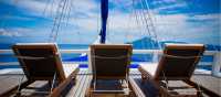 Deck lounge aboard Ombak Putih