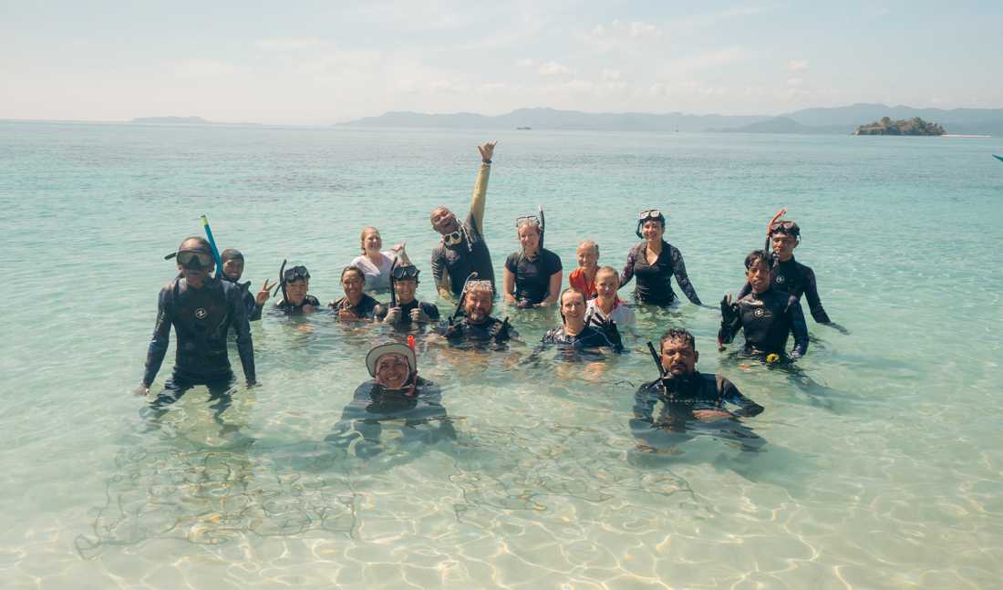 Travellers getting involved with coral restoration
