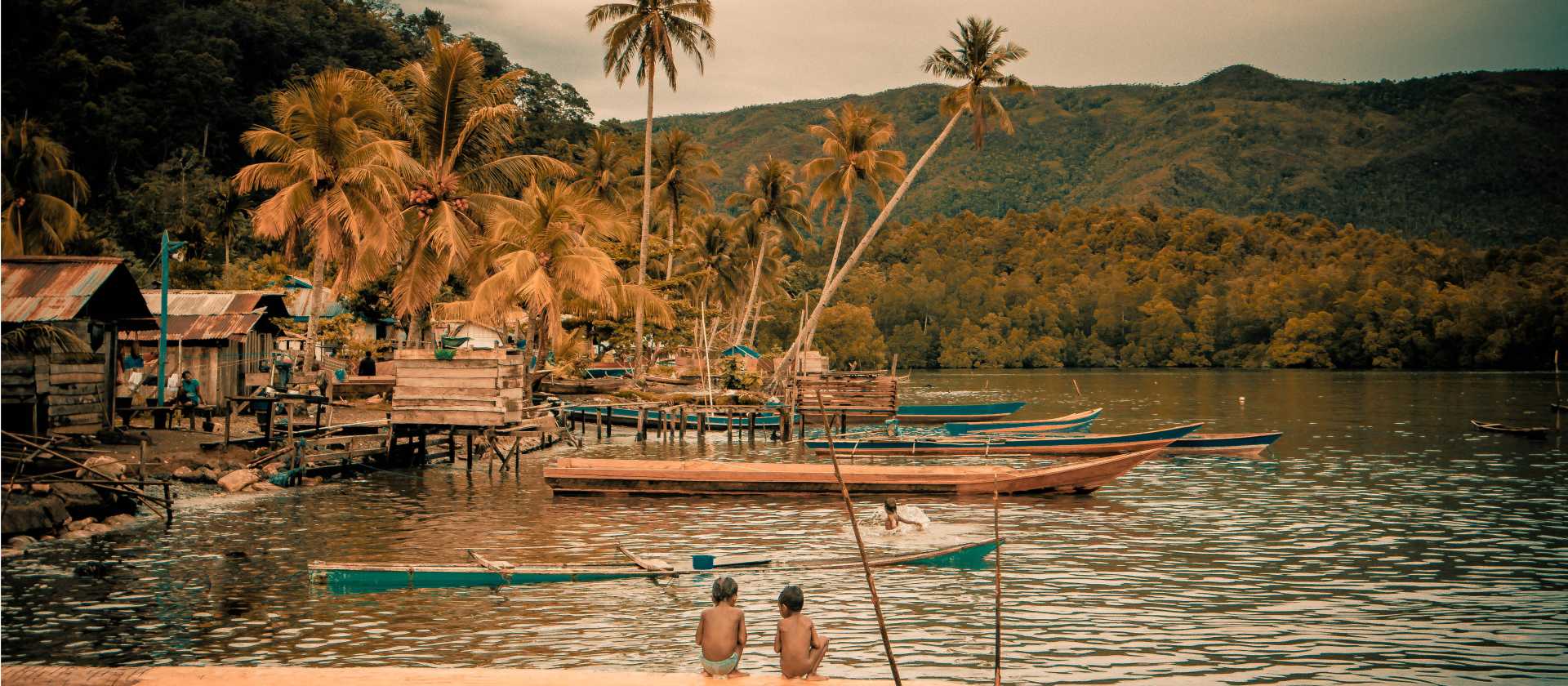 Local life in the Moluccas Islands