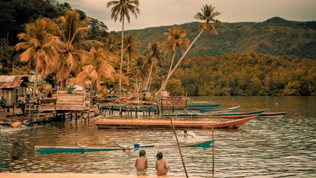 Local life in the Moluccas Islands