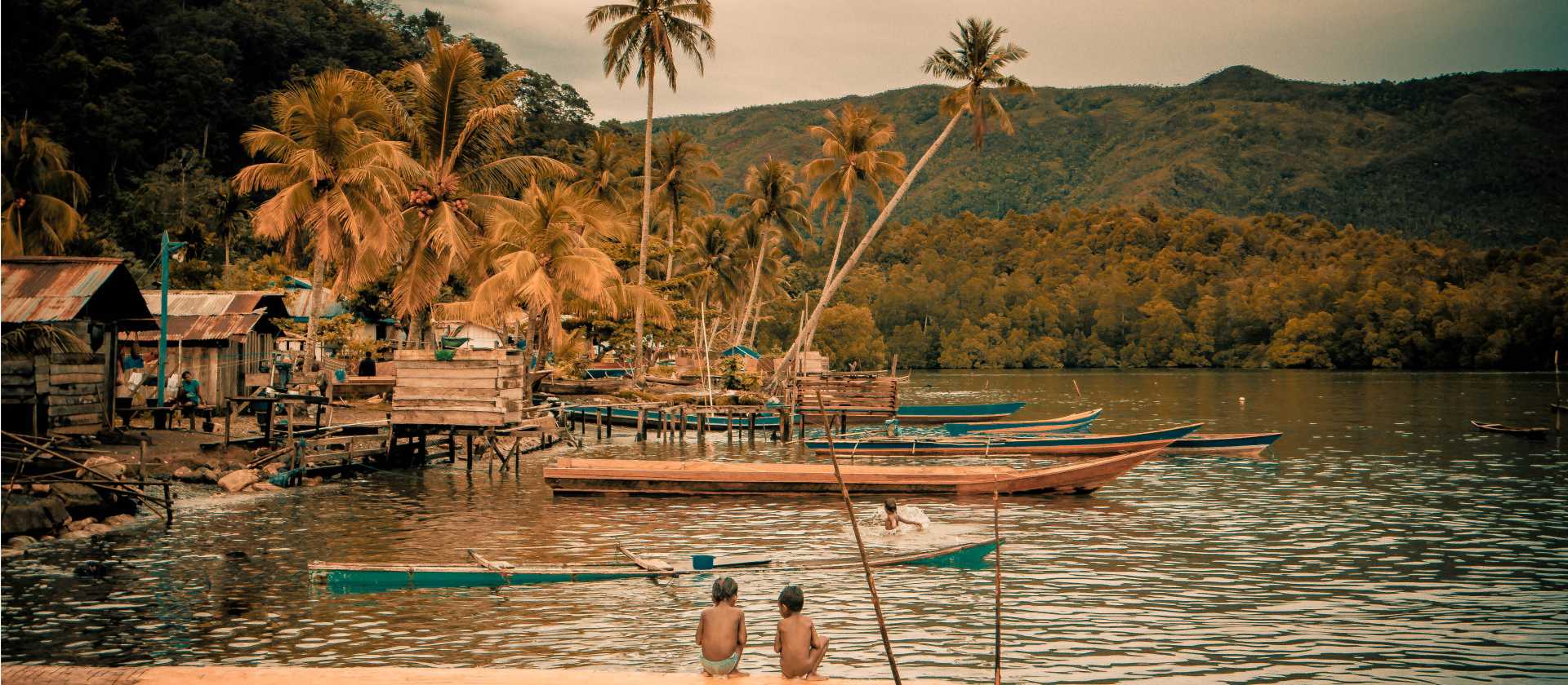 Local life in the Moluccas Islands
