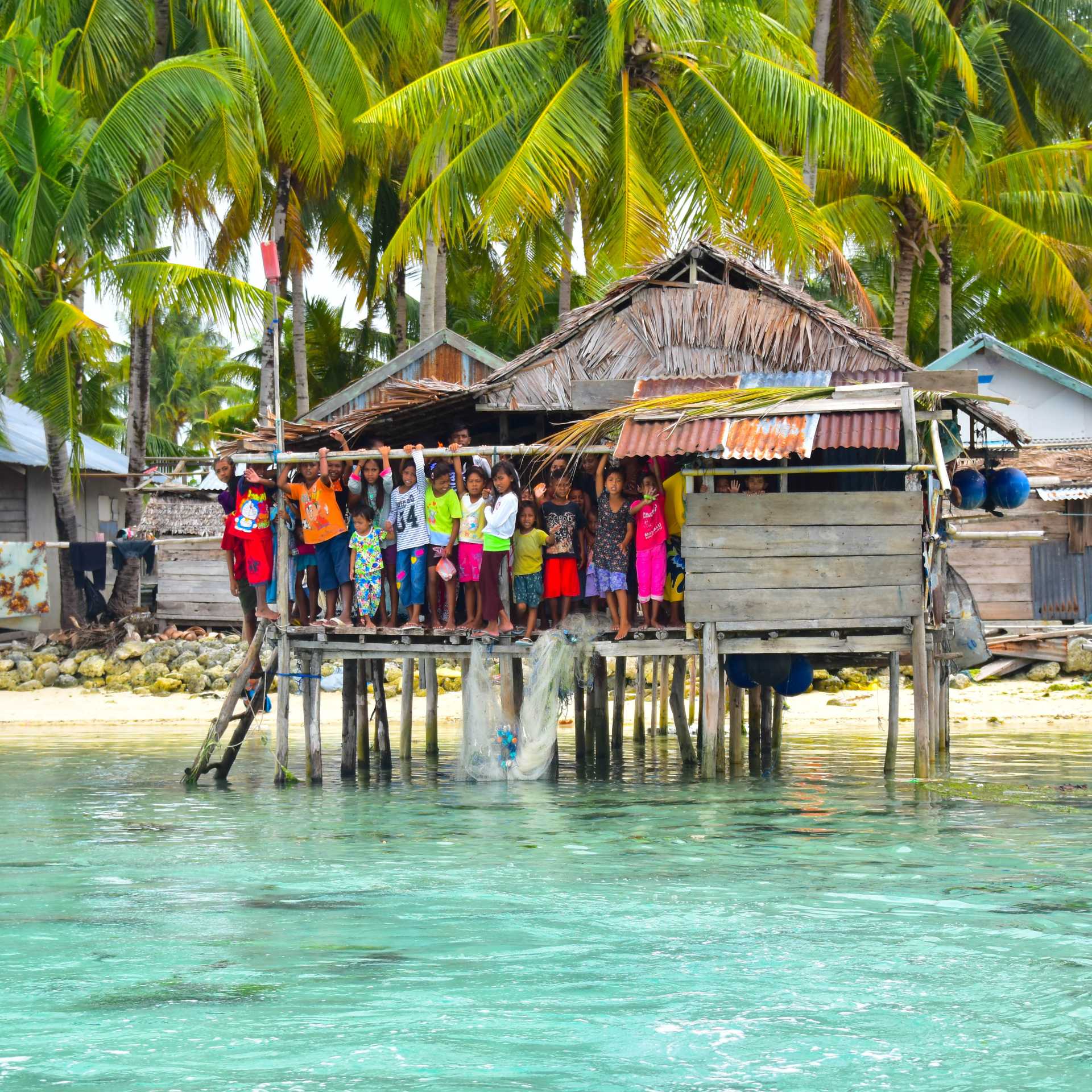 Local life in the Moluccas Islands