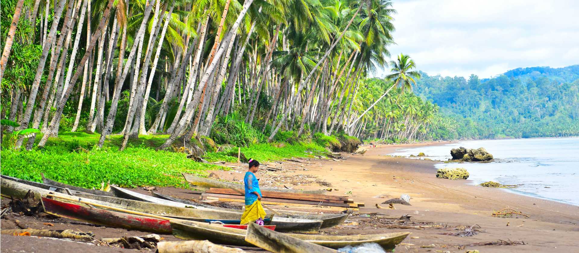 Local life in the Moluccas Islands