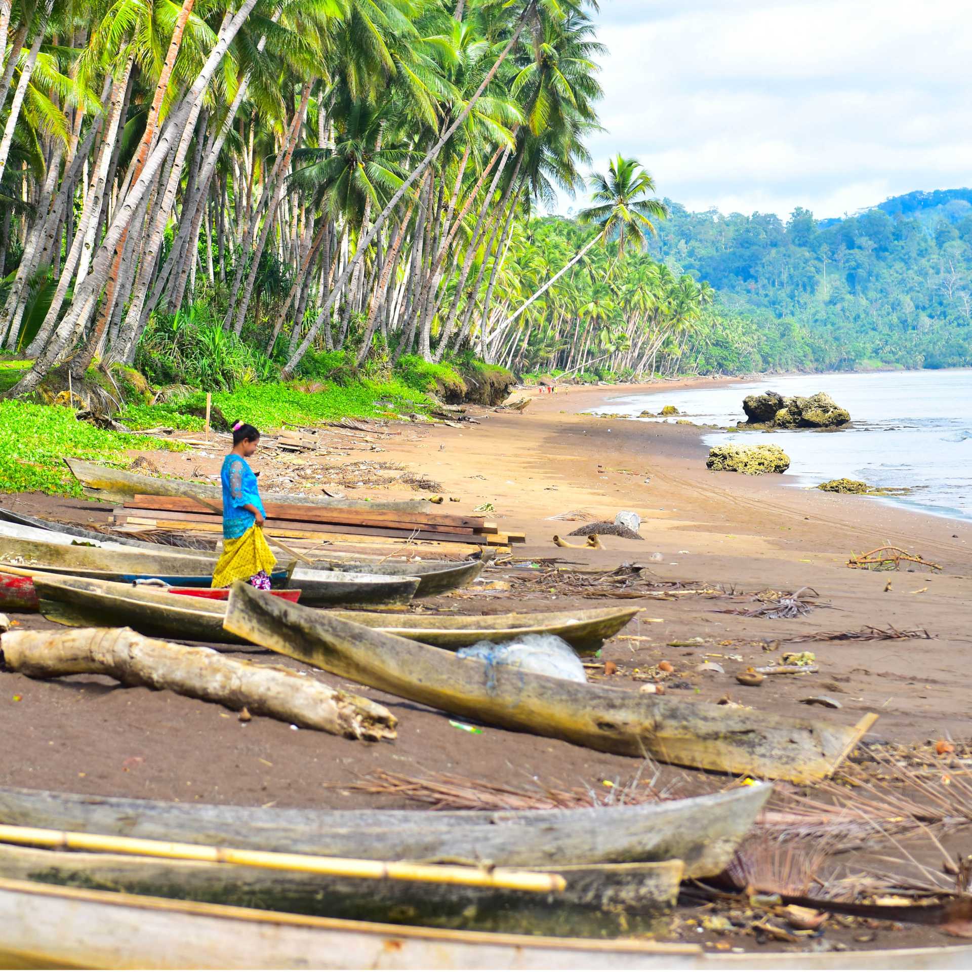 Local life in the Moluccas Islands