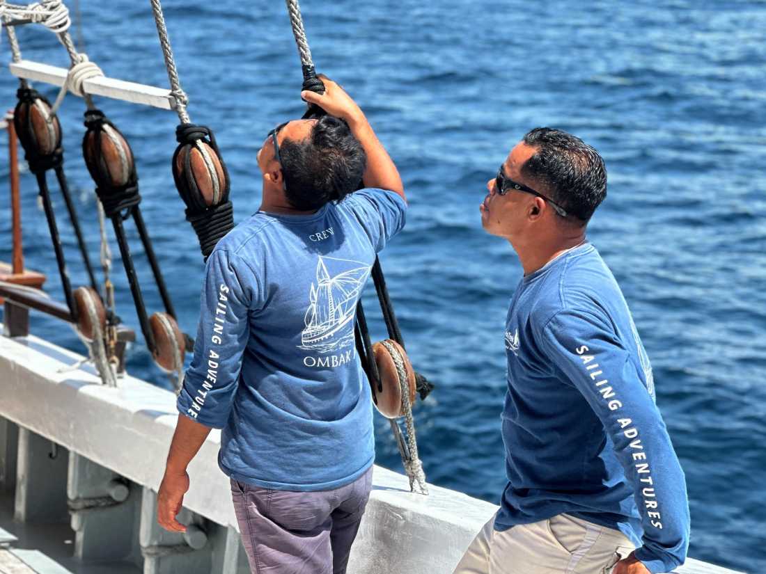 Raising the sails |  Rachel Imber