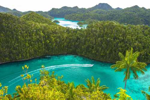 Enjoy an active adventure by boat through Raja Ampat