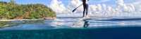 Stand up paddle boarding in Raja Ampat