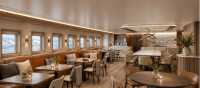 The dining area