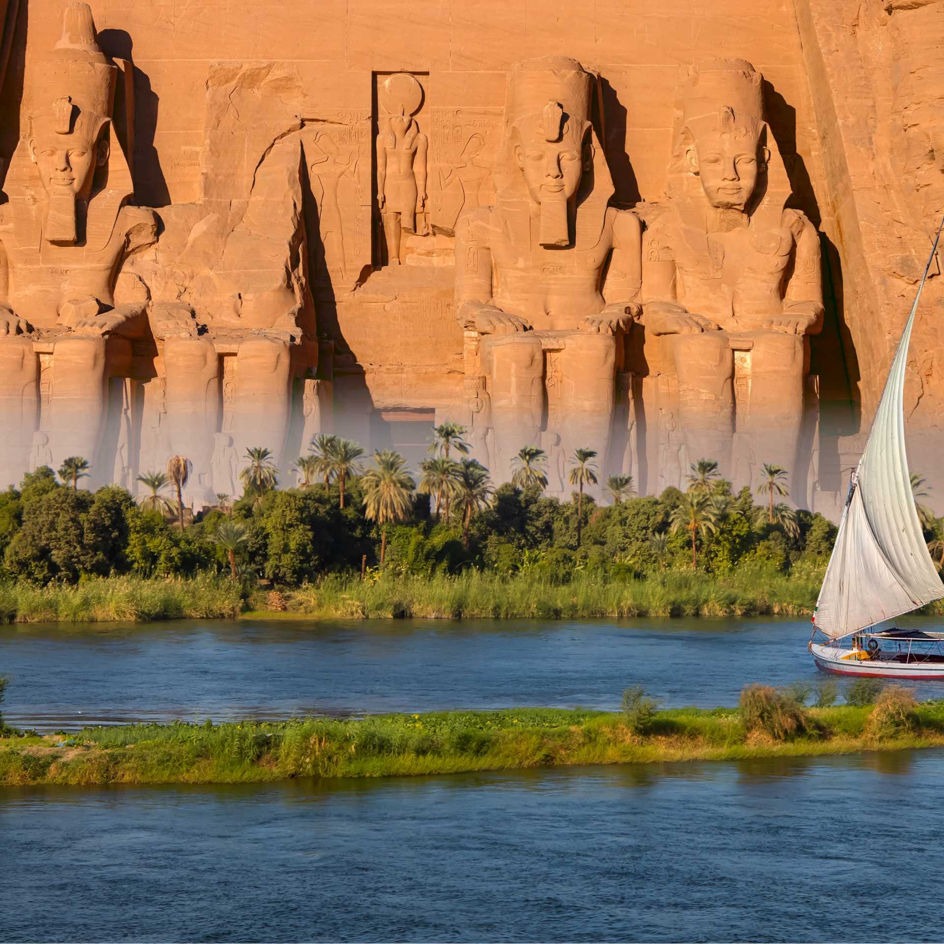 The temples at Abu Simbel
