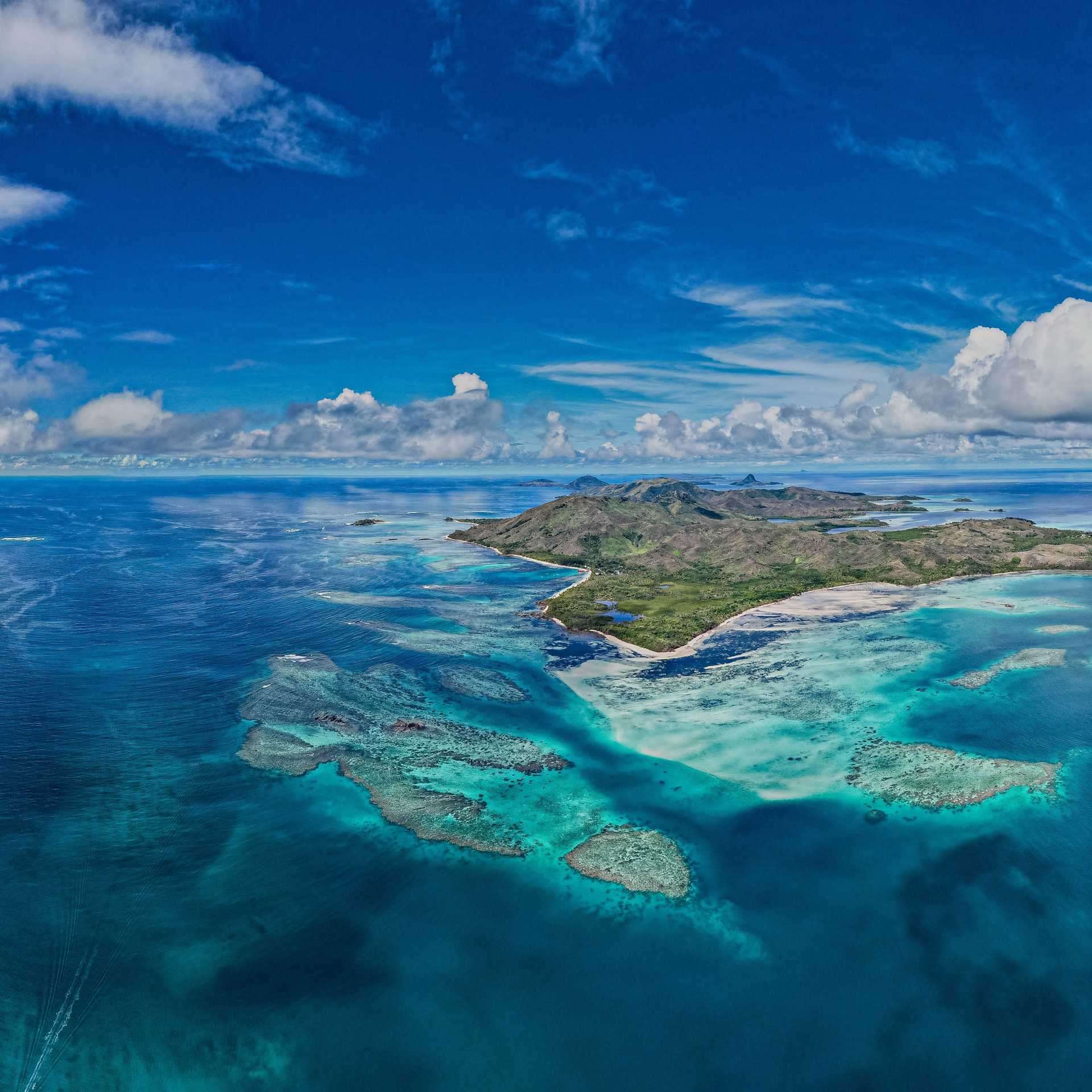 Spectacular reefs in the Yasawa Islands