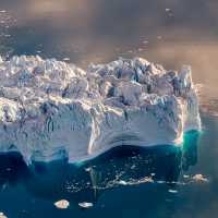 Huge floating glacier Disko Bay, West Greenland