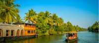 Cruise the stunning Kerala Backwaters in comfort