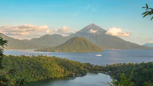 The spectacular volcanic landscapes of North Maluku, Indonesia