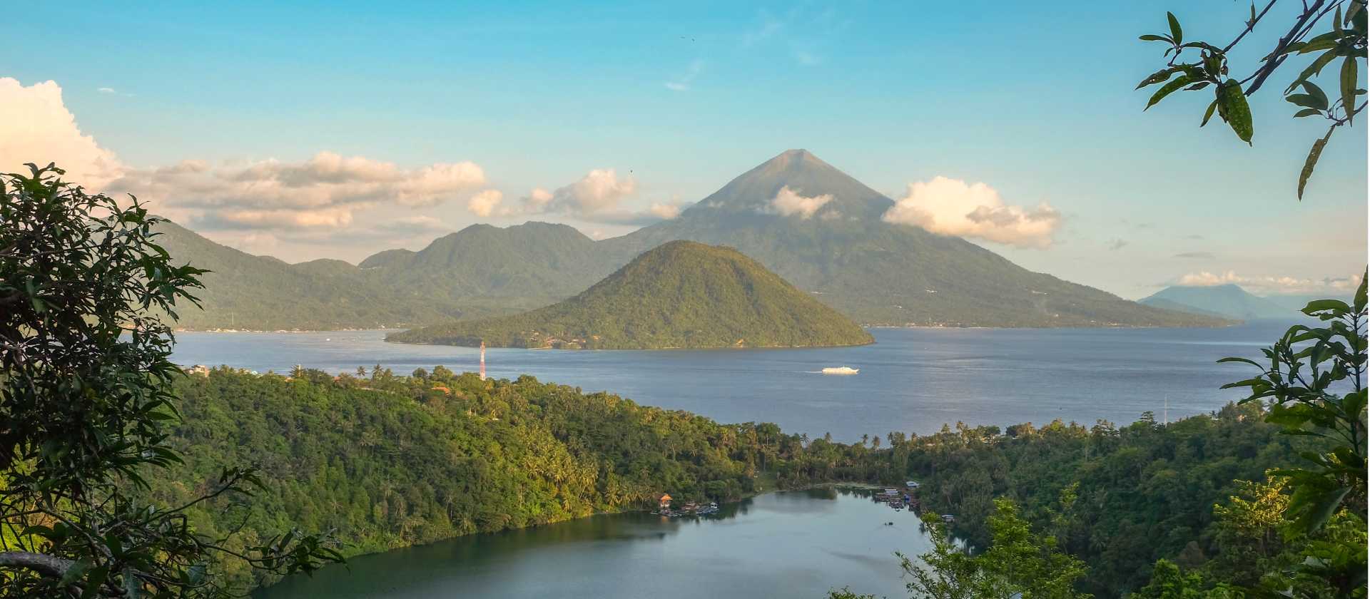 The spectacular volcanic landscapes of North Maluku, Indonesia