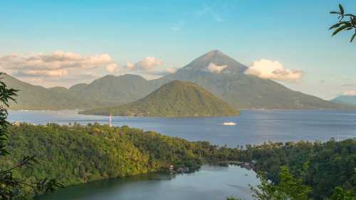 The spectacular volcanic landscapes of North Maluku, Indonesia