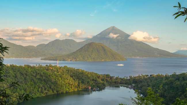 The spectacular volcanic landscapes of North Maluku, Indonesia
