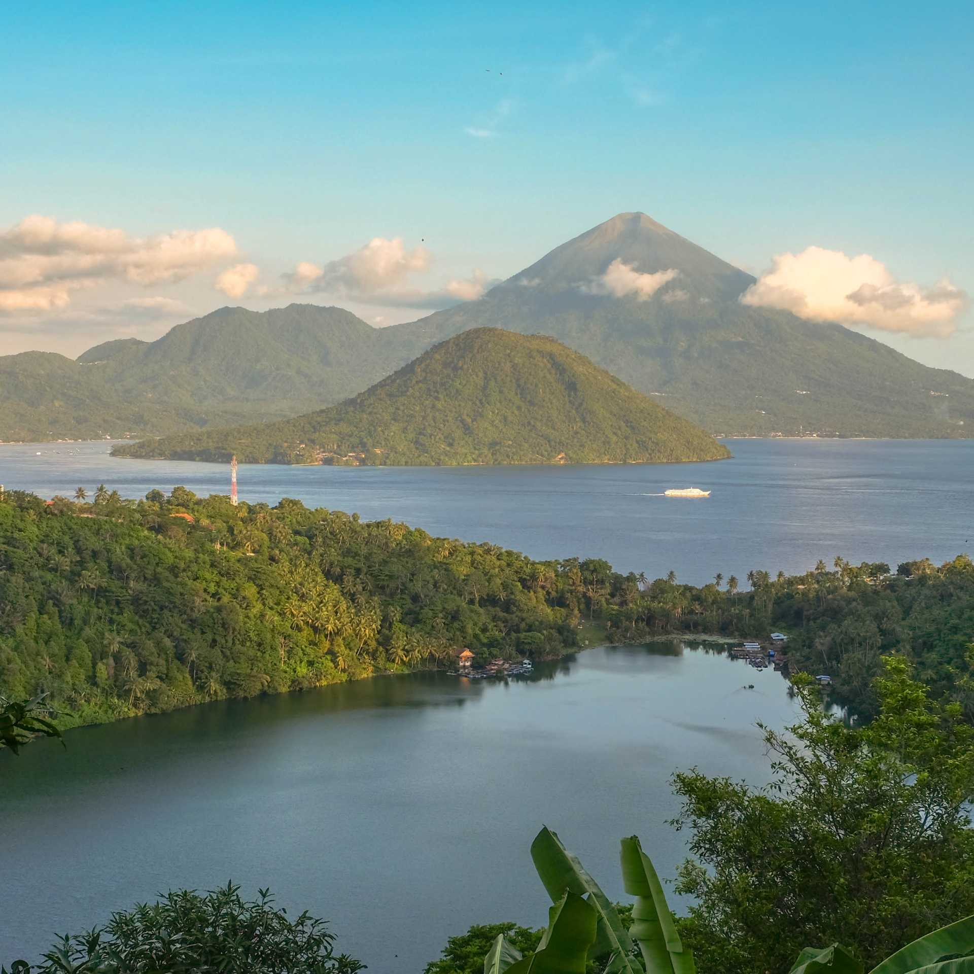 The spectacular volcanic landscapes of North Maluku, Indonesia