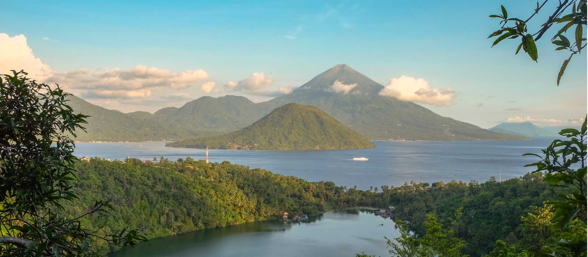 The spectacular volcanic landscapes of North Maluku, Indonesia