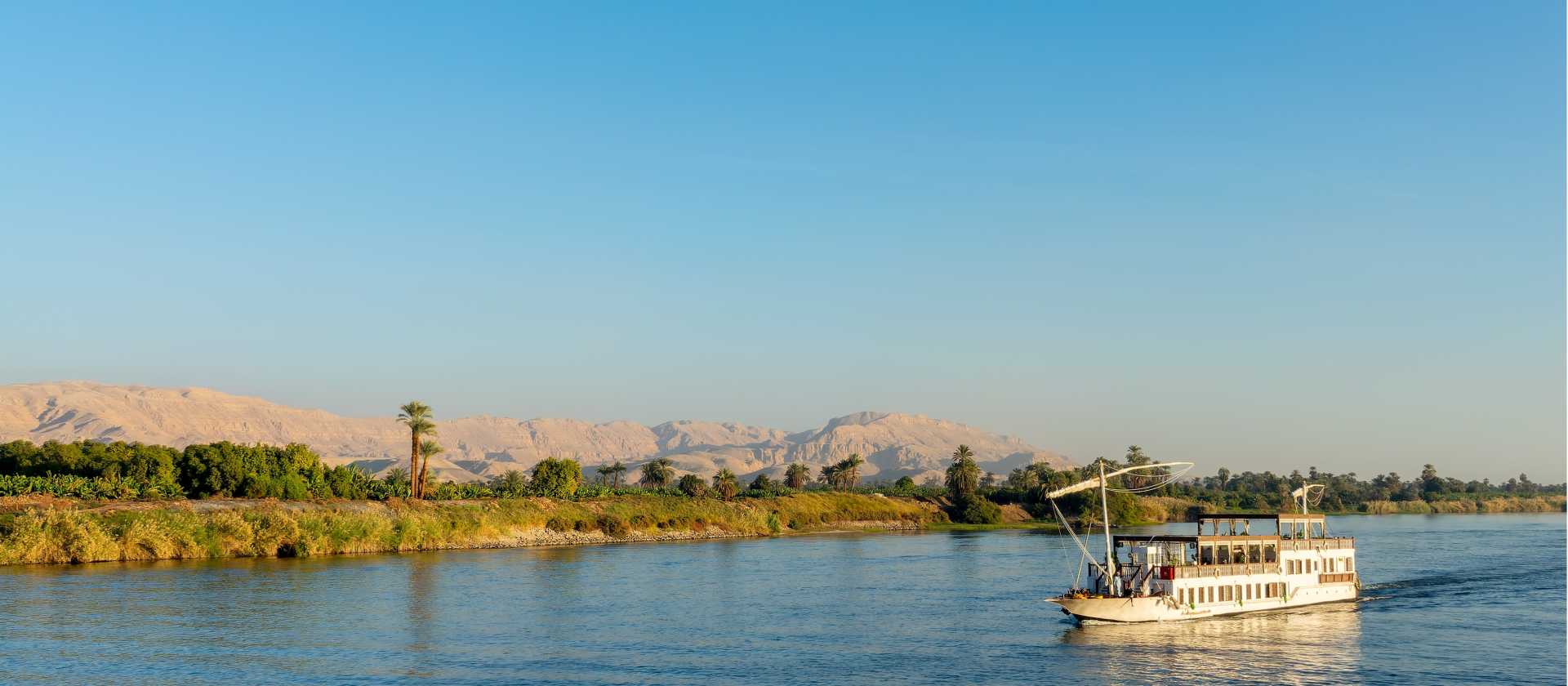 Experience Egypt on a cruise aboard a traditional dahabieh vessel