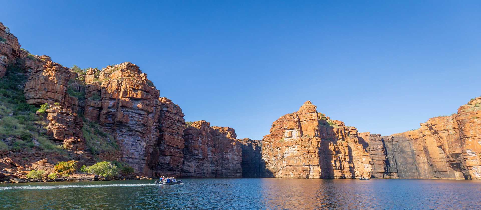 Surrounded by the incredible Kimberley Plateau at King George River | Philip Schubert