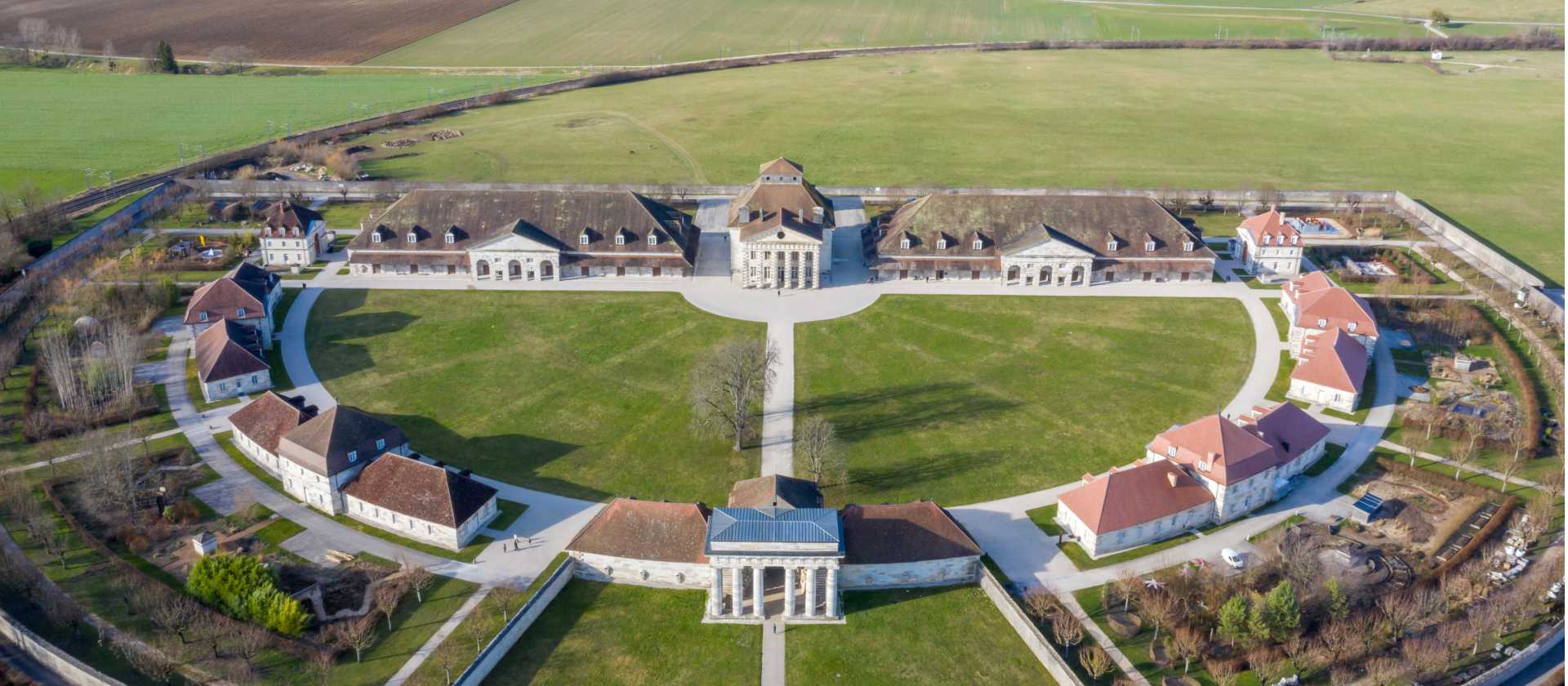Saline Royale (Royal Saltworks) at Arc-et-Senans, France
